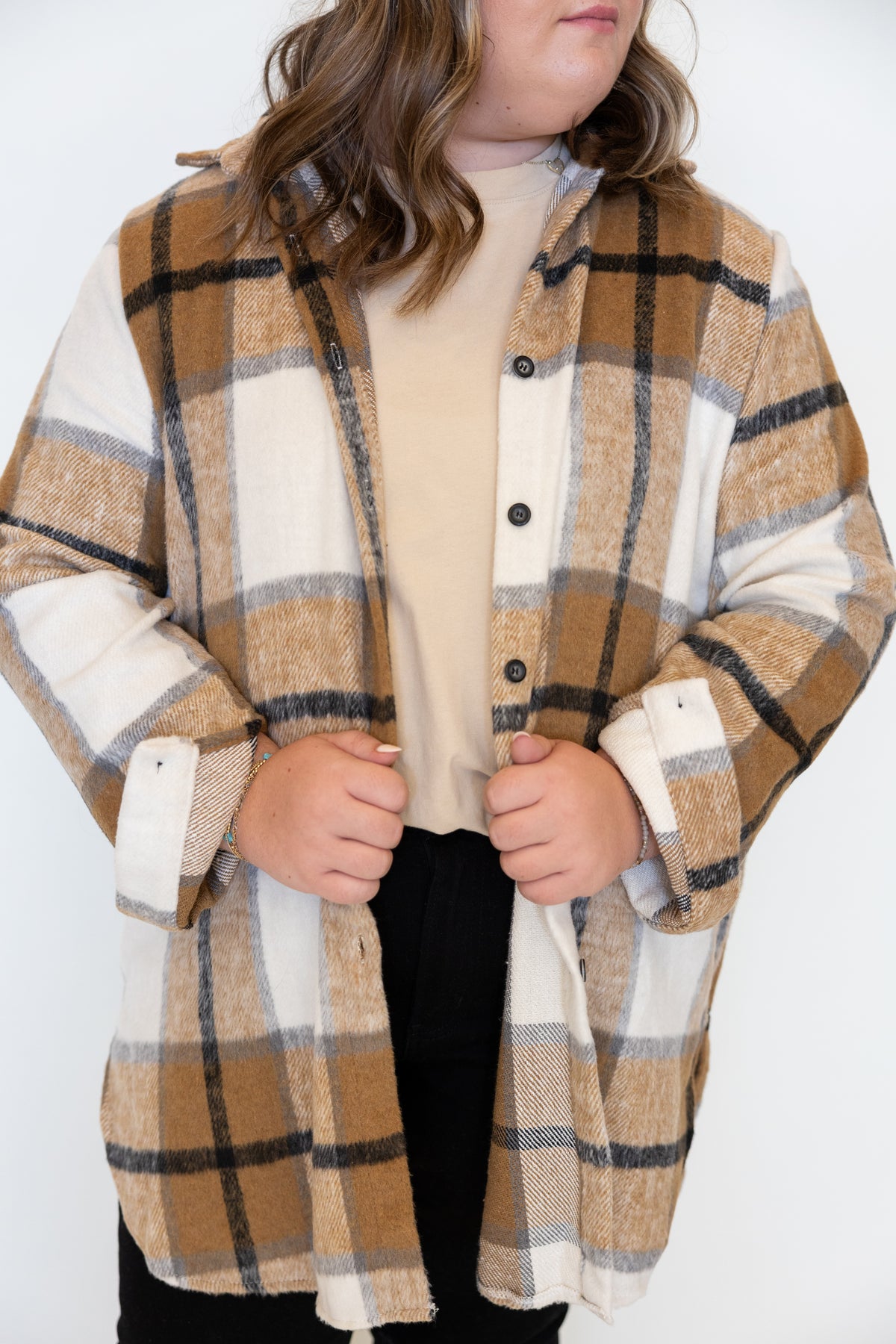 Cozy Cabin Flannel - Curvy