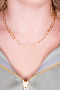 Gold Link Necklace