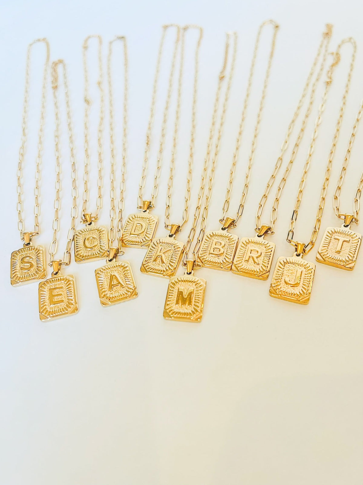 Letterplate Necklace