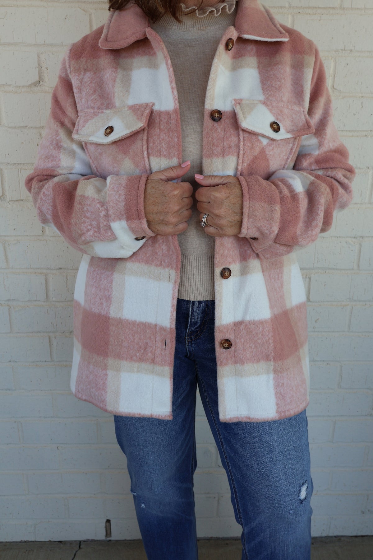 Pink Sugar Cookie Shacket