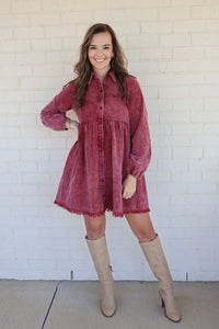 Cranberry Cutie Dress